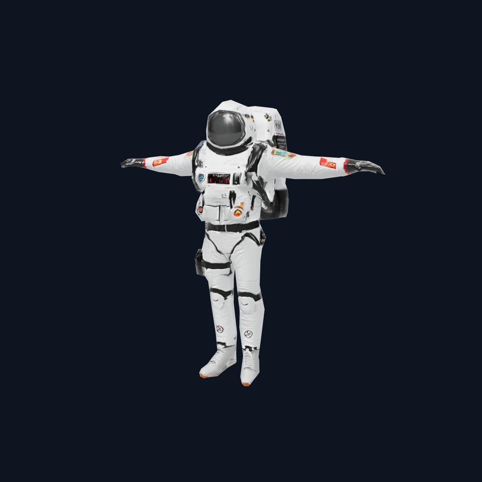Space Suit Model Pack with Detailed Textures